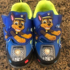 Paw Patrol Chase light-up Velcro shoes Size 9